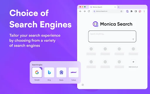Monica Search - New Tab for AI Search 封面图 4