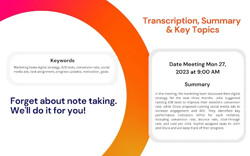 Moodbit: GPT Meetings Management & Summaries 封面图 3