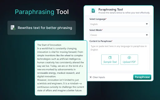 MyEssayWriter: AI Writing Assistant, Paraphraser, and Content Detector 封面图 4