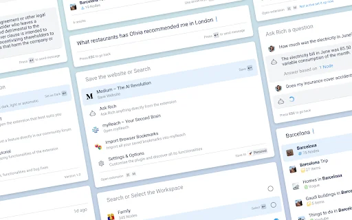 myReach Web Clipper product preview