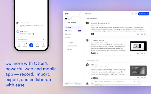 Otter.ai: Record & Transcribe Meetings - Google Meet & Web Audio 封面图 5