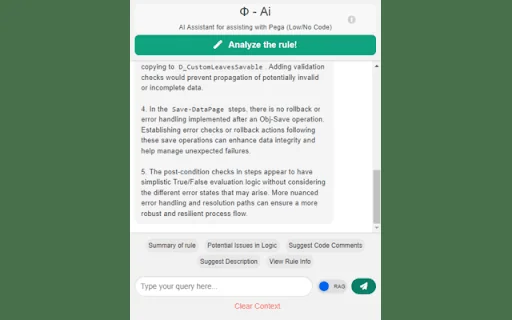 Phi AI for Low/No Code (Pega) product preview