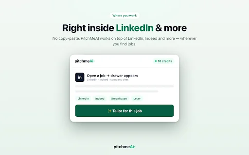 PitchMeAI - Job Recruiter Email Finder & Free Resume Customizer 封面图 4