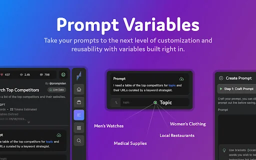 PromptForge for ChatGPT, Gemini, Claude and More 封面图 3