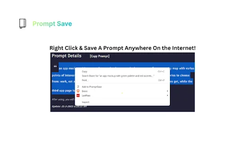 PromptSave: Discover, Save & Share Prompts 封面图 3