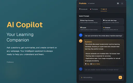 Pronoto: AI Notes, Teleprompter, AI Copilot & Screenshots 封面图 3