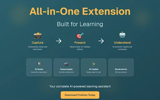 Pronoto: AI Notes, Teleprompter, AI Copilot & Screenshots 封面图 5