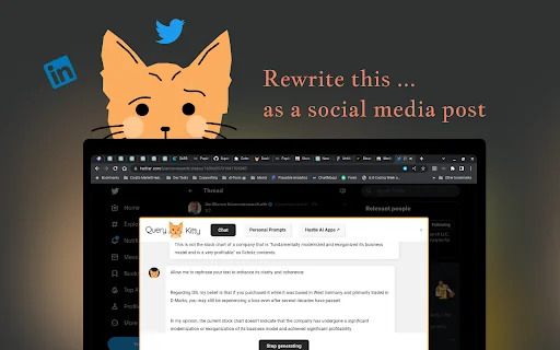 QueryKitty: ChatGPT context on any website 封面图 2