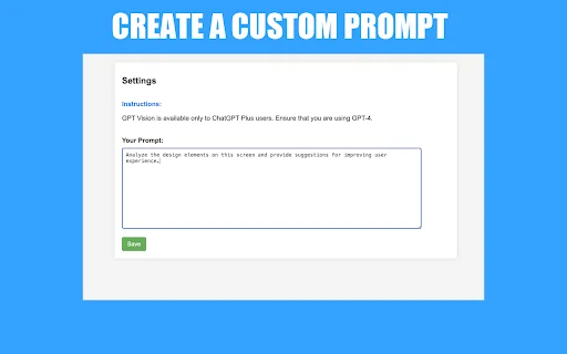 QuickVision: ChatGPT Vision with Screenshots 封面图 2