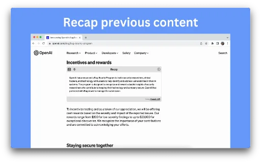 Recap: Smart Split and Summarize with ChatGPT 封面图 4