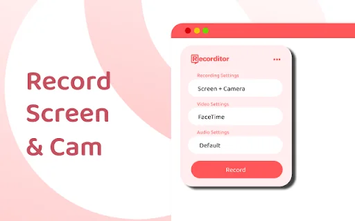 Recorditor: Record your browser 封面图 2