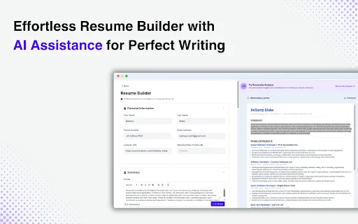 ResumeUp.AI - AI Resume Builder, LinkedIn Optimizer & Job Tracker 封面图 3