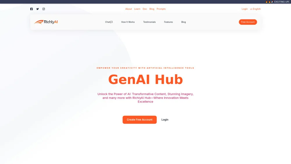 RichlyAI Hub 产品预览