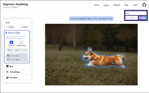 Say Anything: Prompt Segment Anything Model product preview