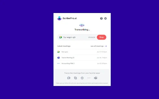 ScribePro.ai: Meeting assistant 封面图 2