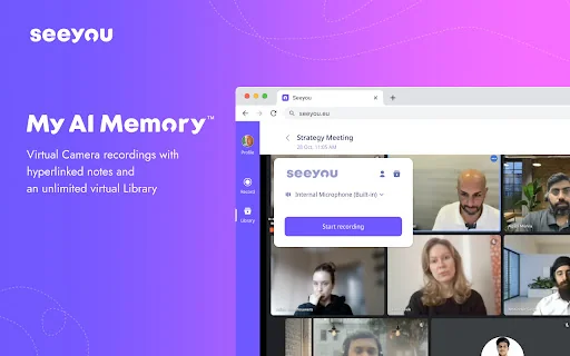 SEEYOU - the Smart Recorder & Virtual Library product preview