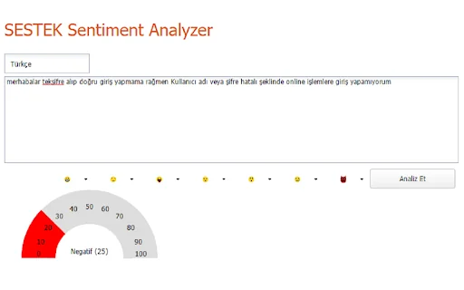SESTEK Sentiment Analyzer 封面图 2