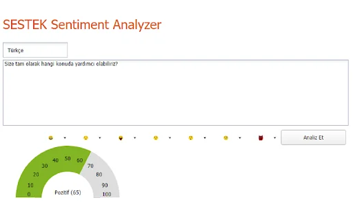 SESTEK Sentiment Analyzer 封面图 3