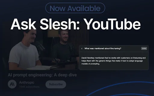 Slesh – Summarize, Search & Navigate Any Website with One Command 封面图 4