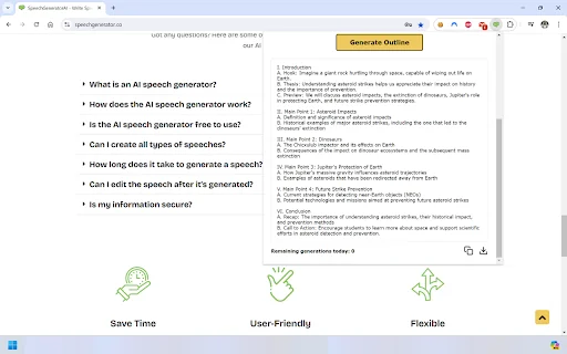 Speech Outline Generator 封面图 2