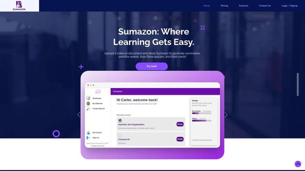 Sumazon product preview