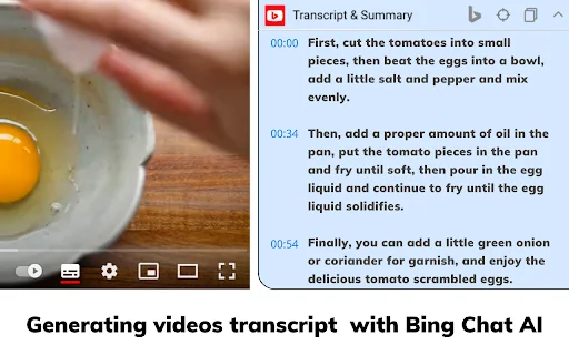 YouTube Summary with Bing Chat - All Browsers 封面图 2