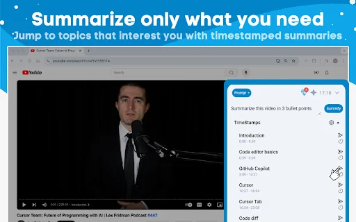 Summify: AI Youtube Summarizer With ChatGPT 封面图 2