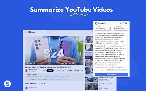 Summify: Free YouTube and Web Summarizer 封面图 2