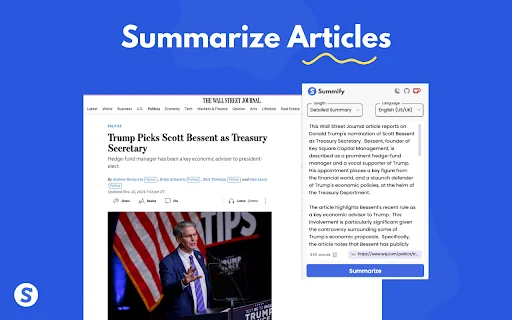 Summify: Free YouTube and Web Summarizer 封面图 3
