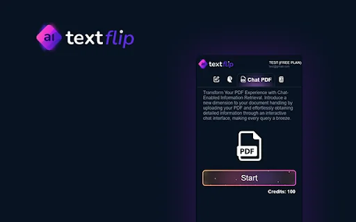 TextFlip: ChatGPT Rewriter, AI Humanizer, Chat PDF and Summarizer 封面图 2