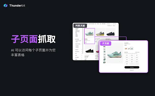 Thunderbit：AI网页爬虫和网页自动化Agent 封面图 2
