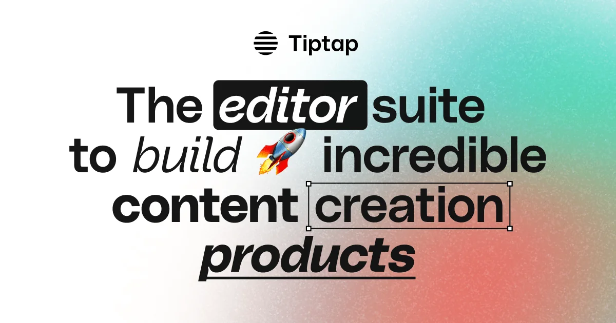 Tiptap product preview