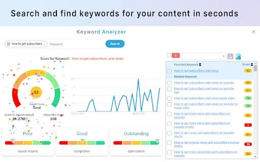 TubeNXT – YouTube SEO Tool 封面图 5