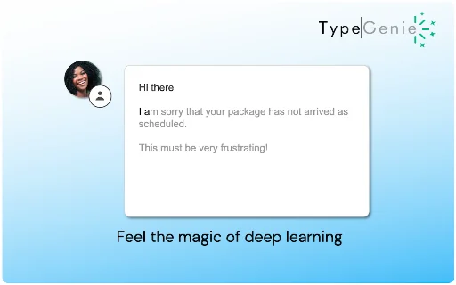 TypeGenie for Zendesk product preview