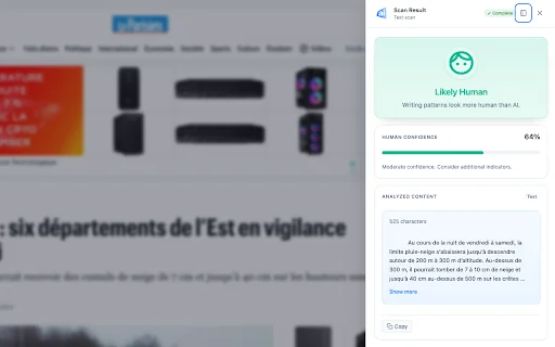 UncovAI | Deepfake Video, Image & AI Text Detector | Phishing URL Scanner 封面图 2