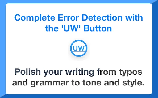UpWrite AI: Proofreads all Texts in Browser 封面图 3