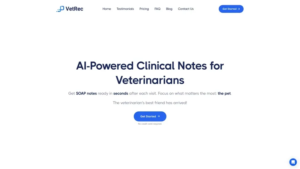 VetRec product preview