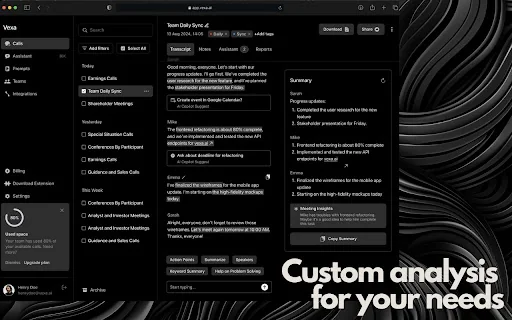 VEXA: AI for Google Meet and Knowledge Organization 封面图 3