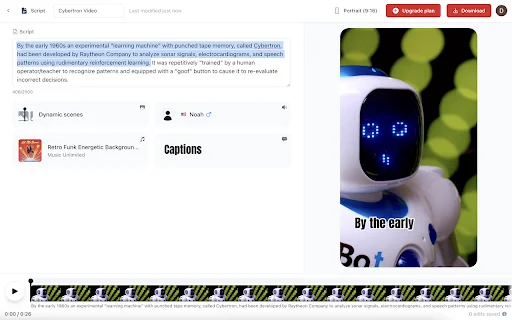 VideoGen Chrome Extension 封面图 2