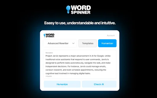 Word Spinner - Humanize, Rewrite & Detect product preview