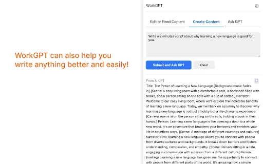 WorkGPT - Your Ultimate AI for Work (with ChatGPT, Gemini, Grok, Claude) 封面图 5