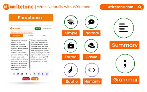 Writetone: AI Writing Assistant & Grammar Fix 封面图 2