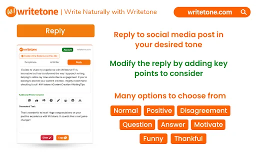Writetone: AI Writing Assistant & Grammar Fix 封面图 4