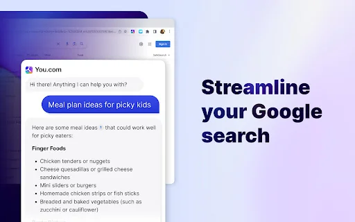You.com: AI Search Assistant product preview