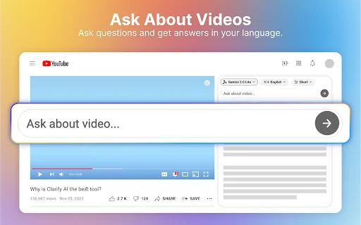 Clarify AI: YouTube Summaries 封面图 2