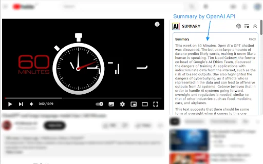 Youtube Transcript AI Summary 封面图 3