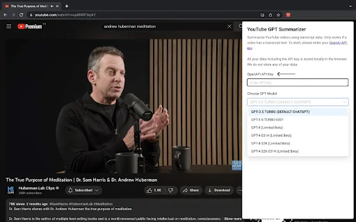 YouTube Videos Summary with ChatGPT AI 封面图 2