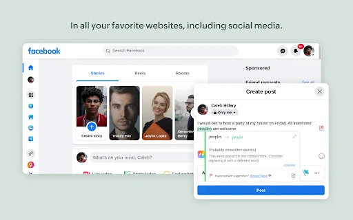 Zoho BluePencil: Free Grammar & Spell Checker 封面图 2