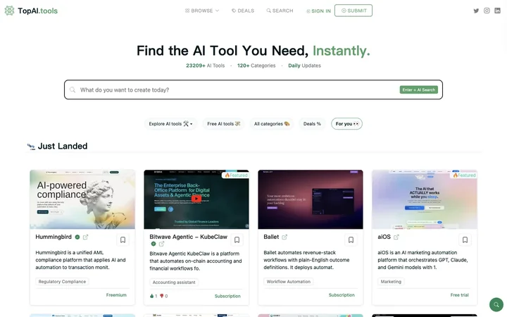TopAI.tools product preview