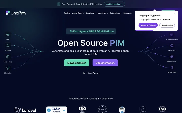 UnoPIM product preview